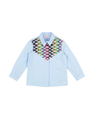 Pucci Babies'  Toddler Girl Shirt Sky Blue Size 4 Cotton, Polyester