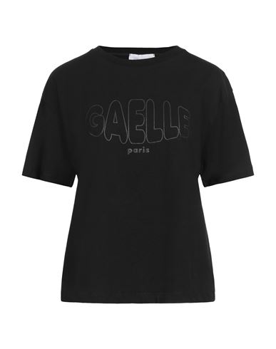 Gaelle Paris Gaëlle Paris Woman T-shirt Black Size 3 Cotton, Polyester