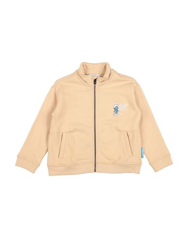 Emporio Armani X The Smurfs Toddler Boy Sweatshirt Sand Size 3 Organic Cotton In Gold