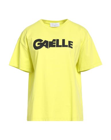 Gaelle Paris Gaëlle Paris Woman T-shirt Lime Green Size 1 Cotton