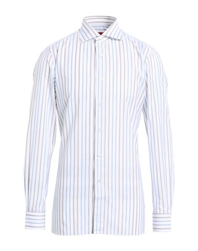 Isaia Man Shirt White Size 17 ½ Cotton In White