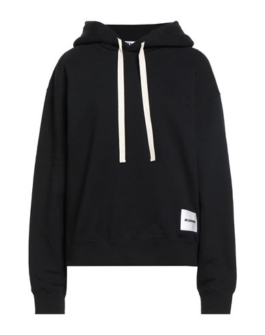 Jil Sander+ Woman Sweatshirt Black Size L Cotton In Black