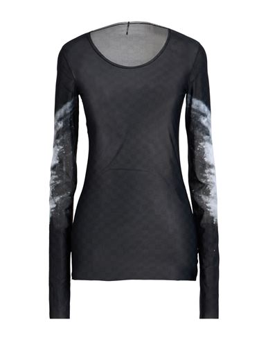 Masnada Woman Top Black Size S Polyamide, Elastane