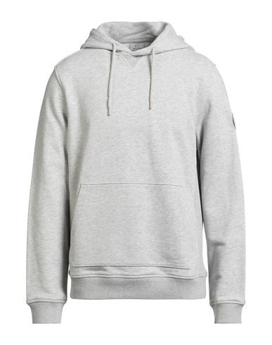 Woolrich Man Sweatshirt Light Grey Size M Cotton, Polyester In Gray