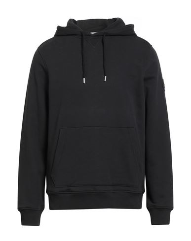 Woolrich Man Sweatshirt Black Size L Cotton, Polyester In Black