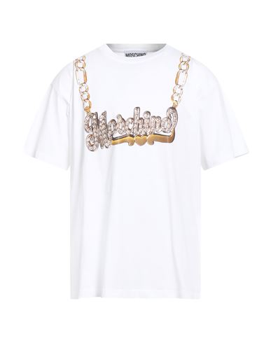 Moschino Couture Man T-shirt White Size M Cotton In White
