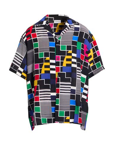 P.a.r.o.s.h P. A.r. O.s. H. Man Shirt Black Size L Silk In Multi