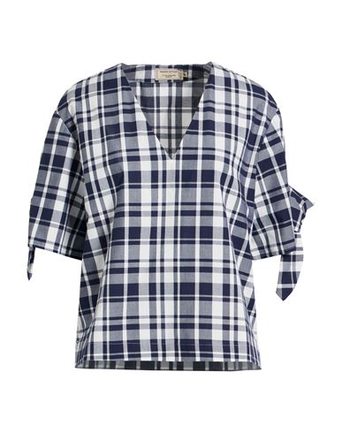 Maison Kitsuné Woman Top Navy Size 6 Cotton In Blue