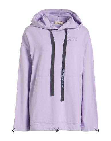 Maison Kitsuné Woman Sweatshirt Lilac Size S Cotton In Purple