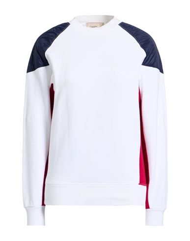 Maison Kitsuné Woman Sweatshirt White Size S Cotton, Polyester In White
