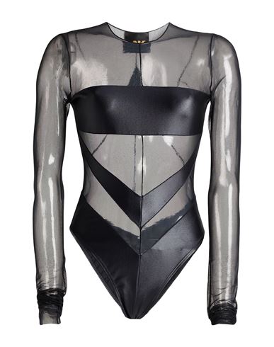 Aniye Records Woman Bodysuit Black Size S Polyamide, Elastane In Black