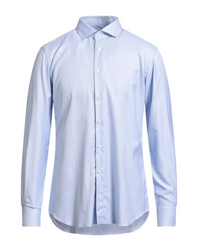 Xacus Man Shirt Light Blue Size 15 ½ Cotton In Blue