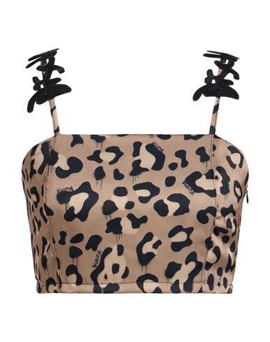 Disclaimer Woman Top Brown Size S Polyester In Brown