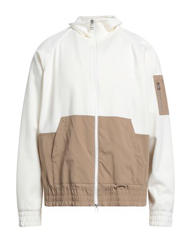 Windsor . Man Sweatshirt Ivory Size 3xl Polyester, Polyacrylic, Wool, Cotton In White
