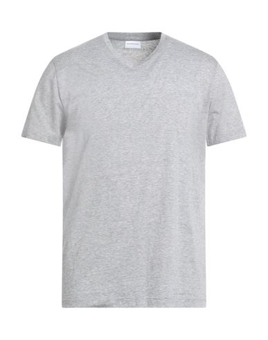Baldessarini Man T-shirt Light Grey Size 46 Cotton In Gray