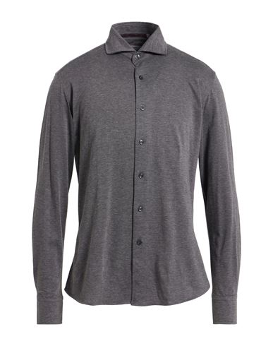 Orian Man Shirt Lead Size 17 ½ Cotton, Cashmere In Gray