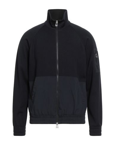 Windsor . Man Sweatshirt Midnight Blue Size Xxl Polyester, Polyacrylic, Wool, Cotton In Blue