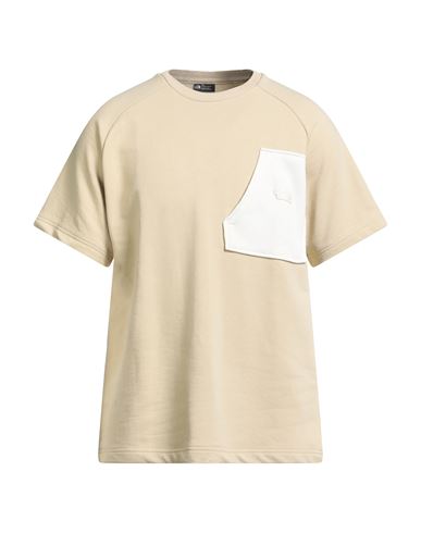 The North Face Man Sweatshirt Sand Size L Cotton, Polyester In Neutral