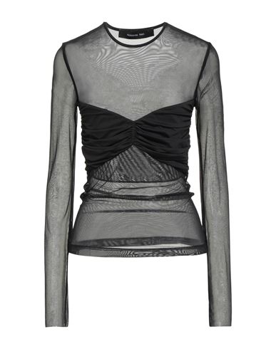 Federica Tosi Woman Top Black Size 8 Polyamide, Elastane In Black