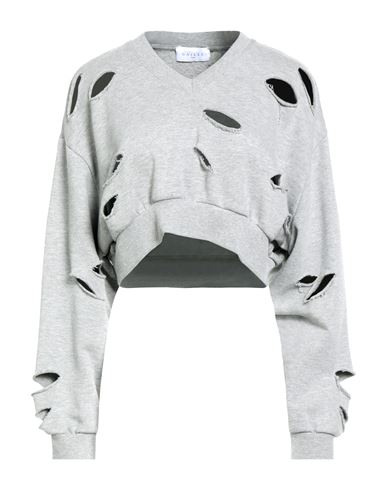 Gaelle Paris Gaëlle Paris Woman Sweatshirt Grey Size 1 Cotton, Polyester