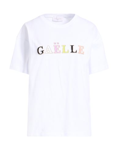 Gaelle Paris Gaëlle Paris Woman T-shirt White Size 1 Cotton