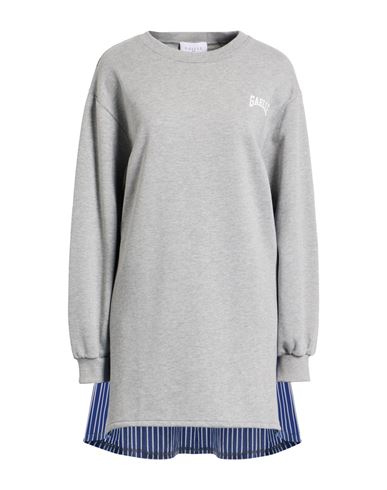 Gaelle Paris Gaëlle Paris Woman Mini Dress Grey Size 1 Cotton, Elastane, Polyester