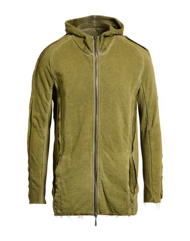 Masnada Man Sweatshirt Military Green Size 40 Cotton In Green