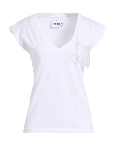 Revise Concept Woman T-shirt White Size Xs Cotton In White