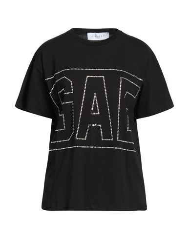 Gaelle Paris Gaëlle Paris Woman T-shirt Black Size 0 Cotton In Black