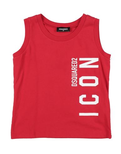 Dsquared2 Icon Toddler Boy T-shirt Red Size 6 Cotton In Red