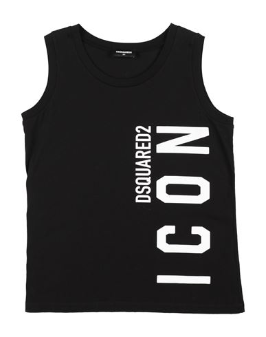 Dsquared2 Babies'  Icon Toddler Boy T-shirt Black Size 4 Cotton
