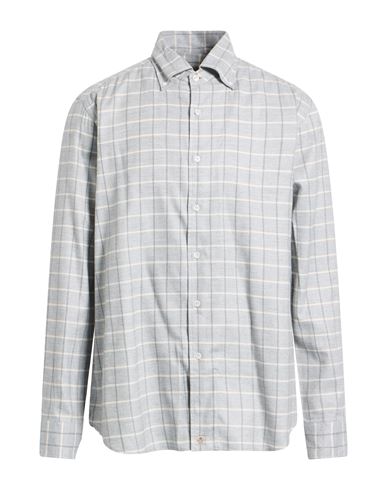Sonrisa Man Shirt Light Grey Size 15 ½ Cotton, Lyocell