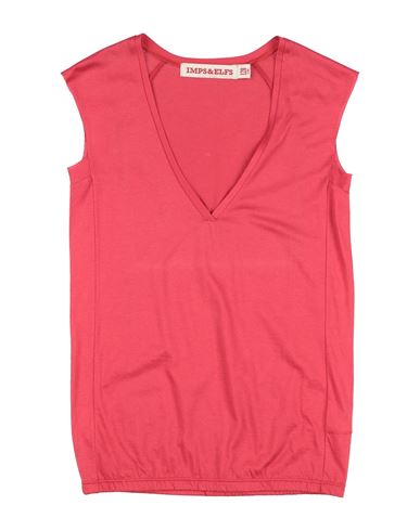 Imps & Elfs Toddler Girl T-shirt Red Size 6 Cotton In Red