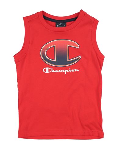 Champion Toddler Boy T-shirt Red Size 5 Cotton In Red