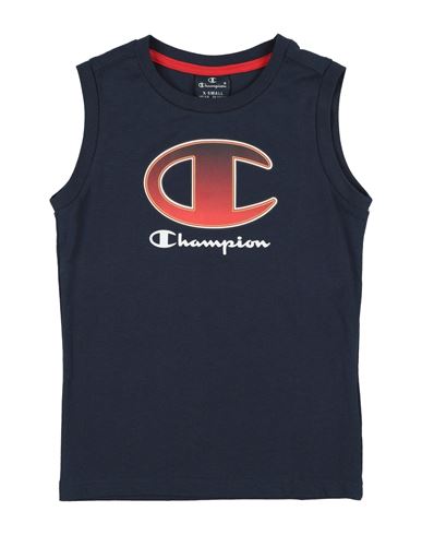 Champion Toddler Boy T-shirt Navy Size 7 Cotton In Blue
