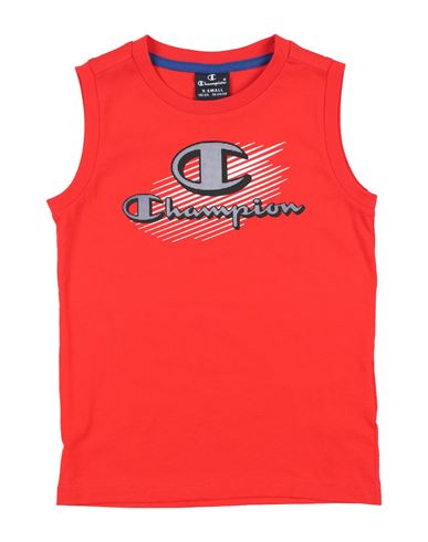 Champion Toddler Boy T-shirt Red Size 5 Cotton In Red