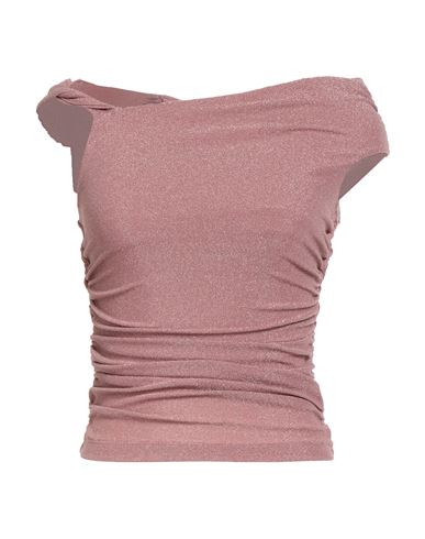 Vicolo Woman Top Antique Rose Size Onesize Viscose, Polyester, Elastane In Pink