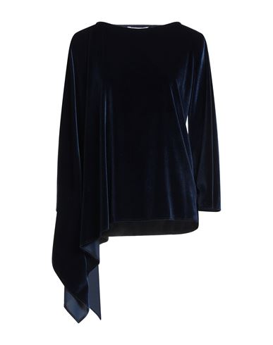 Caliban Woman Top Midnight Blue Size 4 Polyester, Elastane In Blue