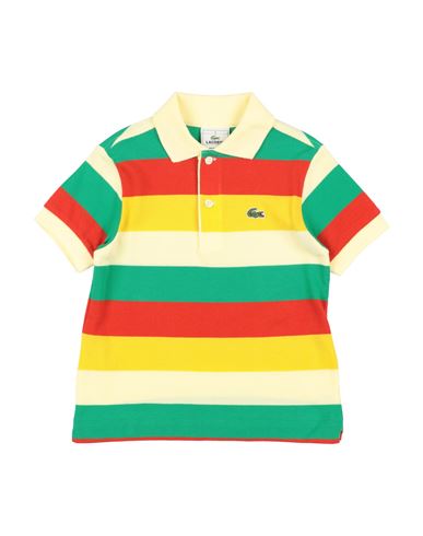 Lacoste Toddler Boy Polo Shirt Tomato Red Size 6 Cotton In Multi