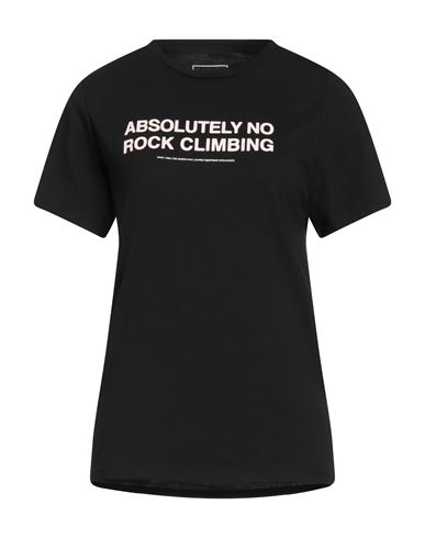 The North Face Woman T-shirt Black Size L Cotton, Polyester In Black