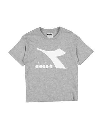 Diadora Babies'  Toddler Boy T-shirt Grey Size 6 Cotton, Elastane In Gray