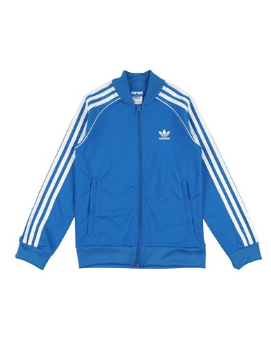 Adidas Originals Toddler Boy Sweatshirt Azure Size 7 Recycled Polyester, Polyester In Blue