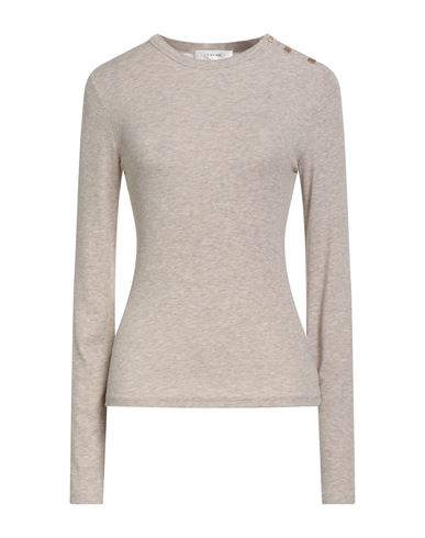 Frame Woman T-shirt Beige Size M Modal, Elastane In Neutral