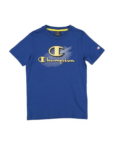 Champion Toddler Boy T-shirt Blue Size 7 Cotton In Blue