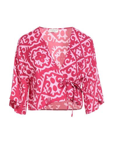 Rebel Queen By Liu •jo Woman Top Magenta Size L Viscose In Pink