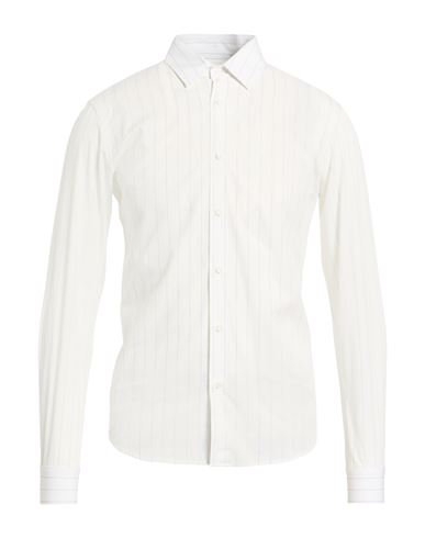 Sandro Man Shirt White Size Xl Cotton In White