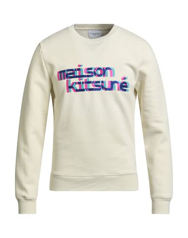 MAISON KITSUNÉ Sweatshirt Herren Pastellgelb S Herren
