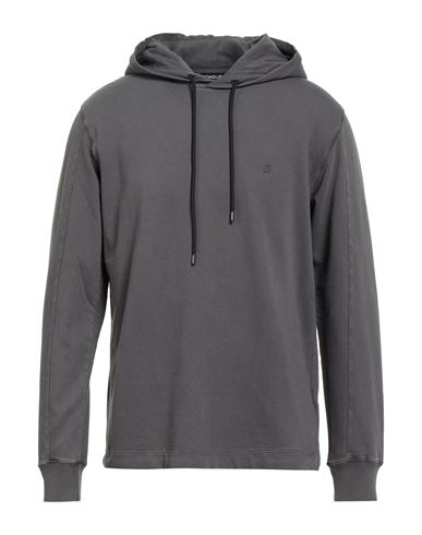 Dondup Man Sweatshirt Grey Size M Cotton In Black