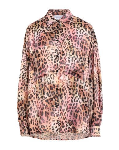Gaelle Paris Gaëlle Paris Woman Shirt Salmon Pink Size 6 Polyester In Multi