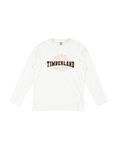 Timberland Toddler Boy T-shirt White Size 5 Cotton In White